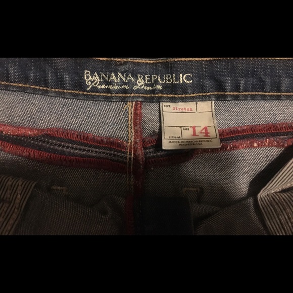 Banana Republic denim whisker skirt - Picture 3 of 3